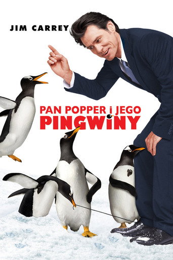 Okładka filmu Pan Popper i jego pingwiny