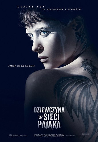 Okładka filmu Dziewczyna w sieci pająka