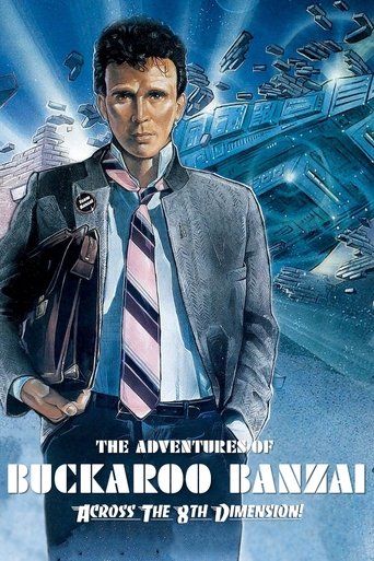 Okładka filmu Przygody Buckaroo Banzai. Przez ósmy wymiar