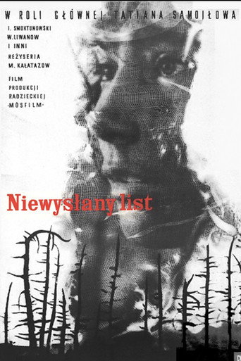 Okładka filmu Niewysłany list