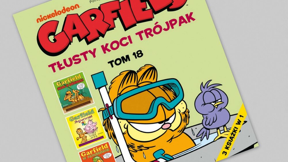 Zdjęcie okładkowe wpisu: Garfield – Tłusty koci trójpak tom 18 – recenzja komiksu