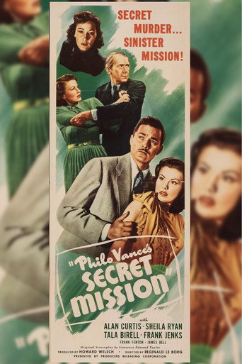 Okładka filmu Philo Vance’s Secret Mission