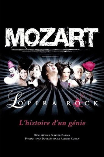 Okładka filmu Mozart, l’opéra rock