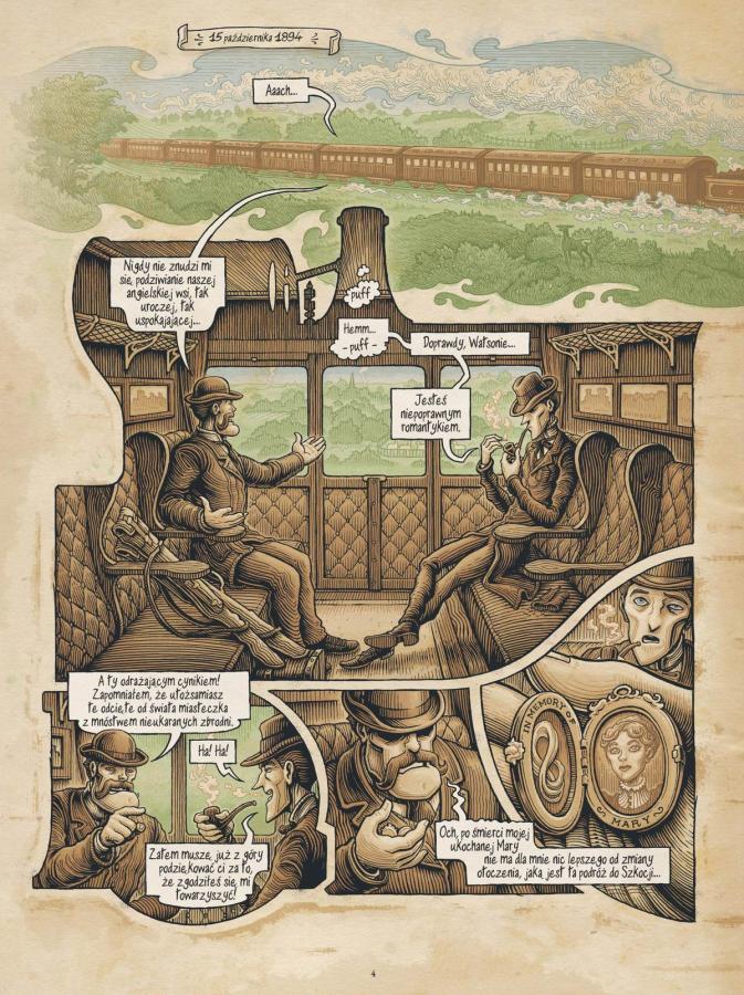 W głowie Sherlocka Holmesa: Koszmar z Loch Leathan tom 1 – recenzja komiksu